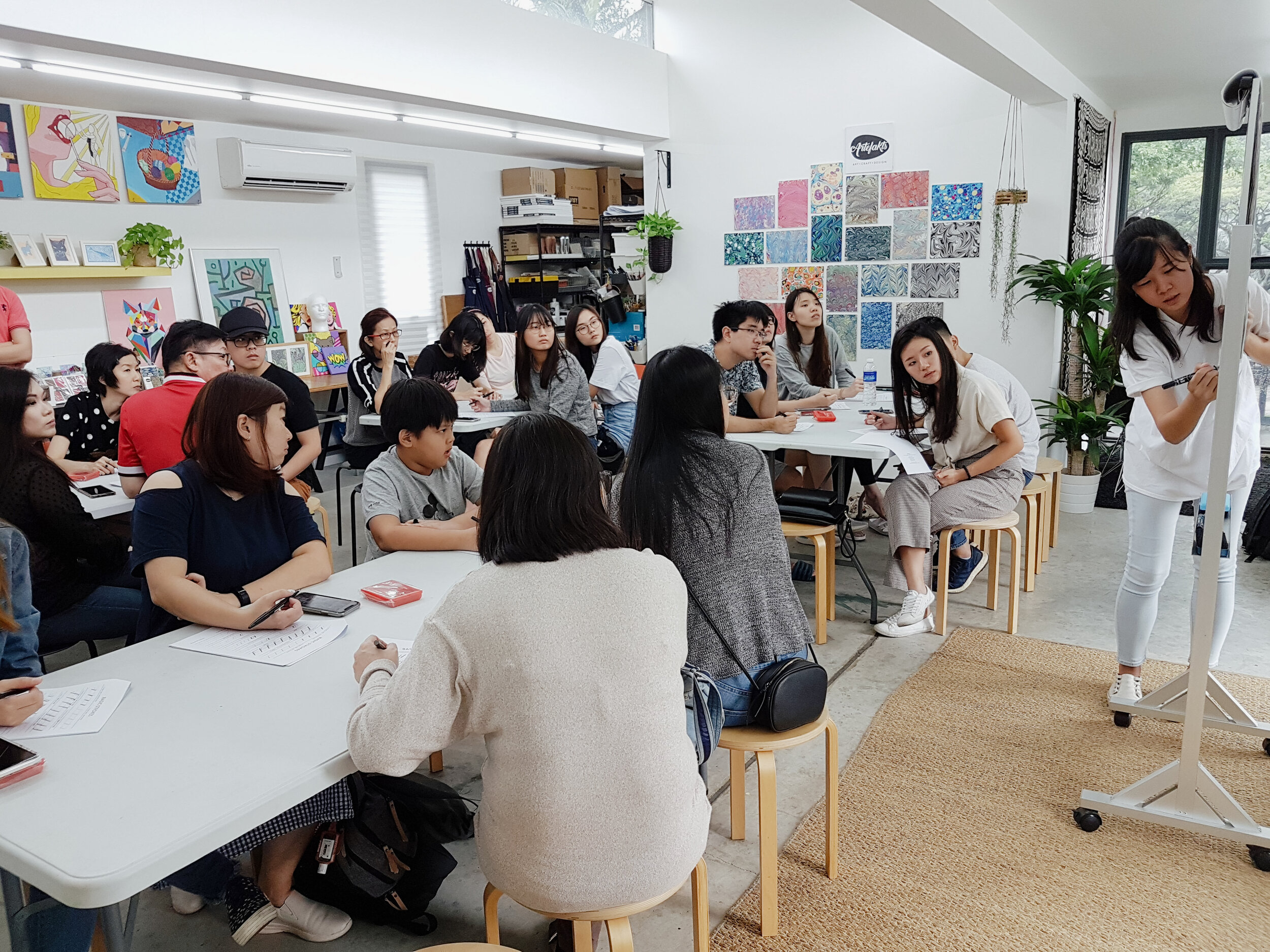 Brush Pen Calligraphy Workshop | Prudential Singapore