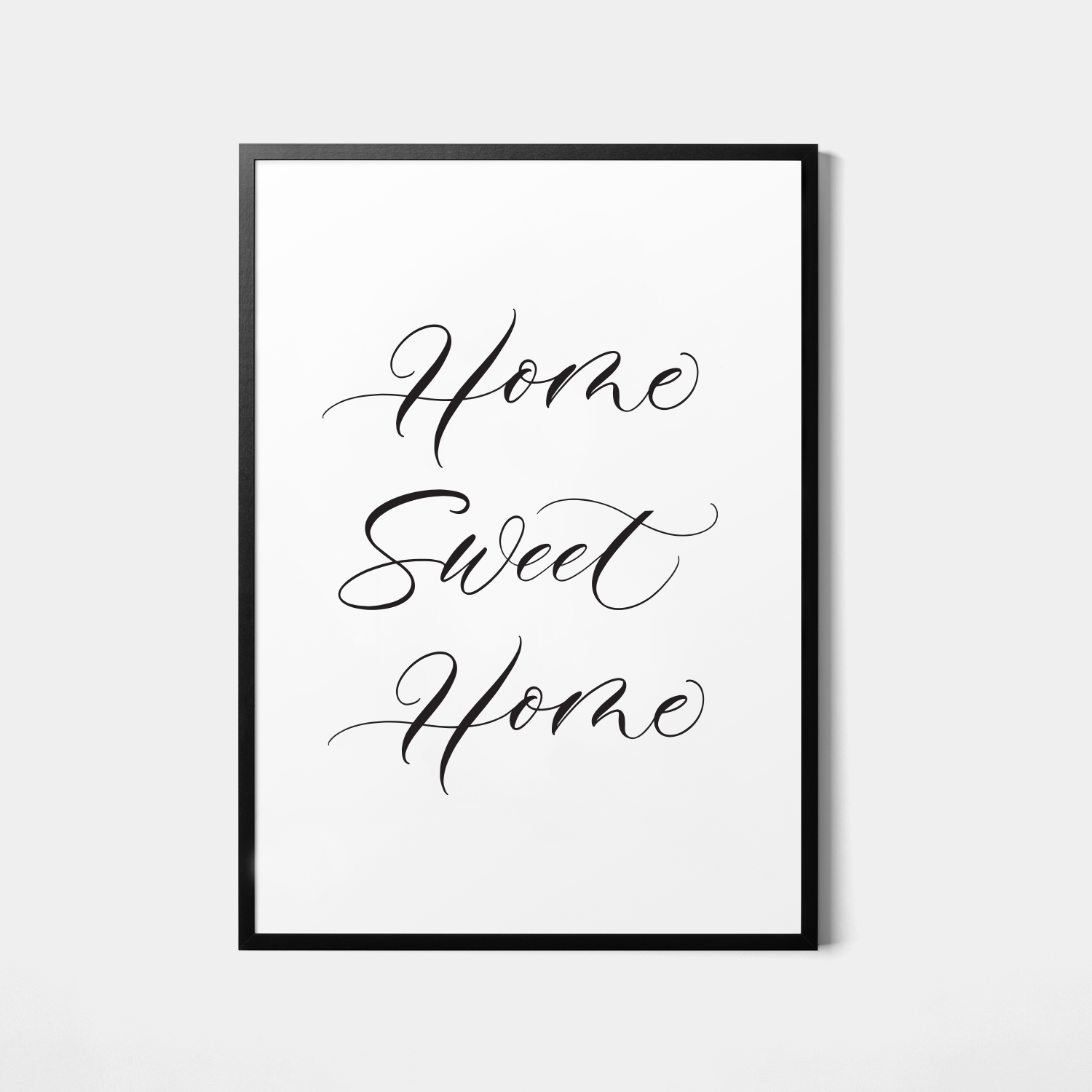 Home Sweet Home - Calligraphy Art Print.png