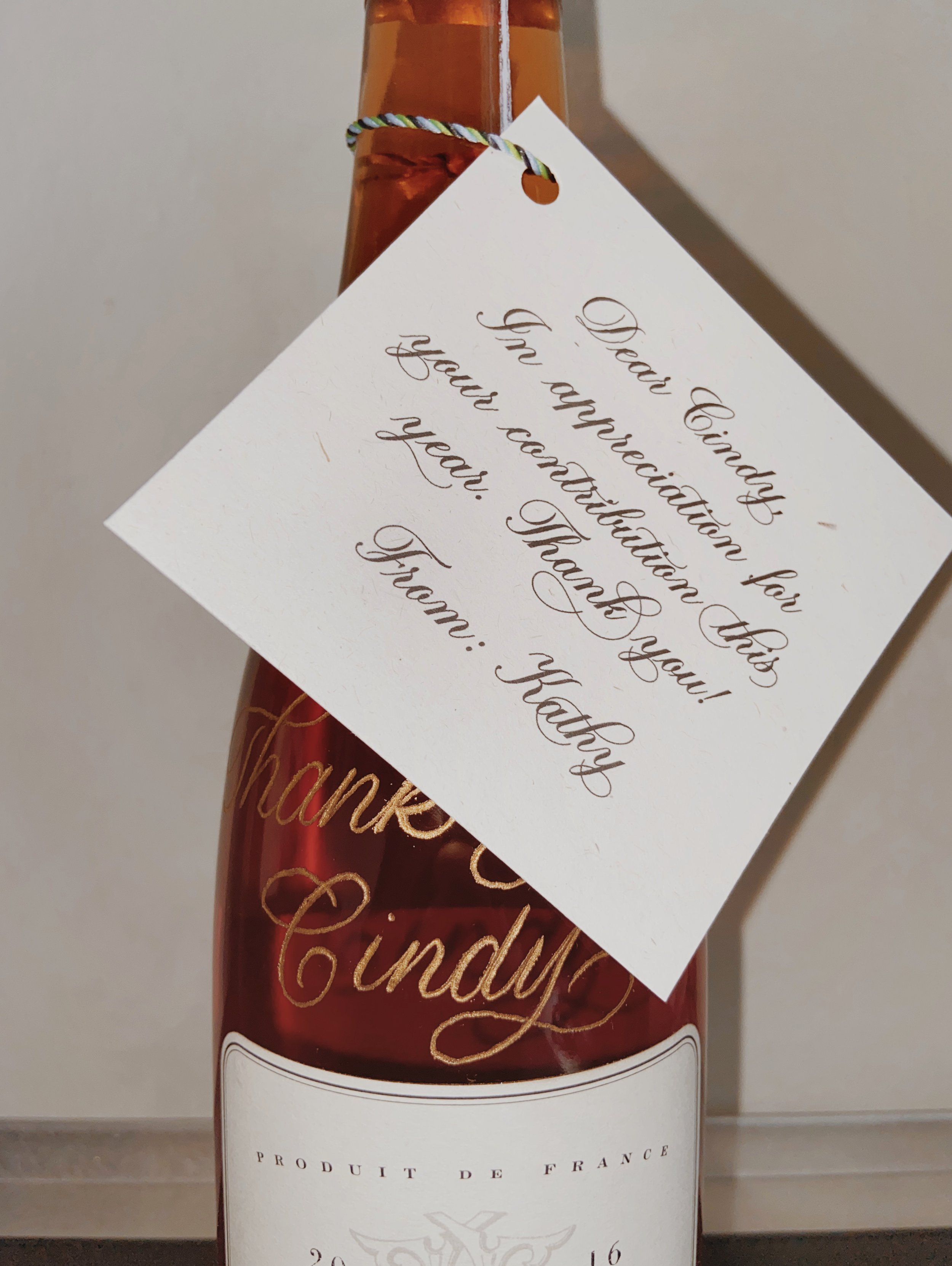 Personalised Wine - Thank You & Welcome Gift, CooperVision