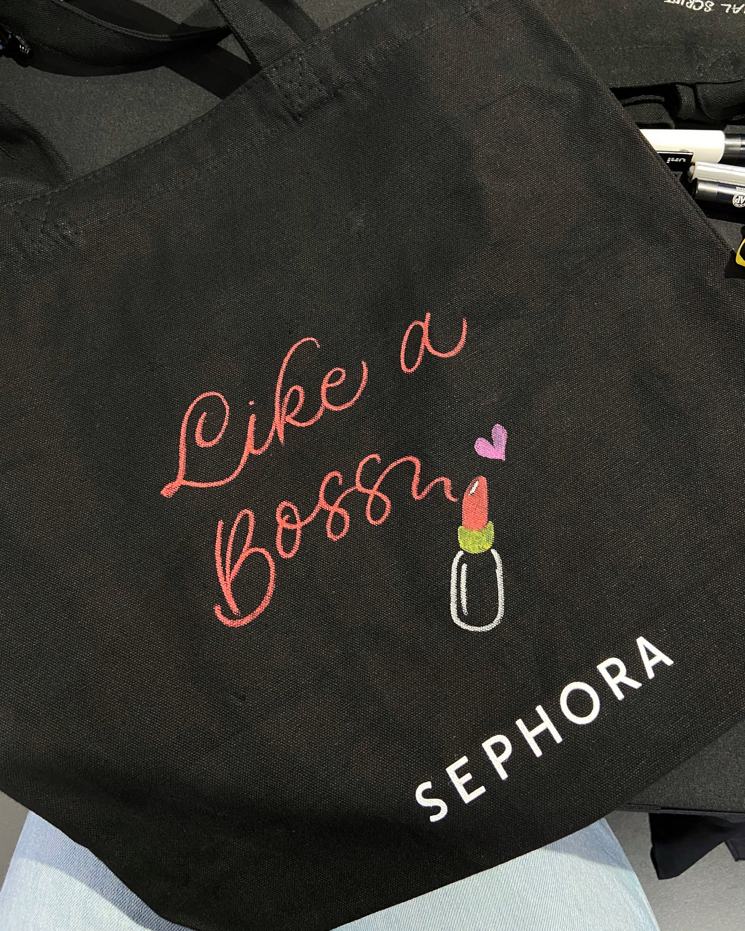 Sephora MBS Live Lettering & Illustration on Tote Bag 8.jpg