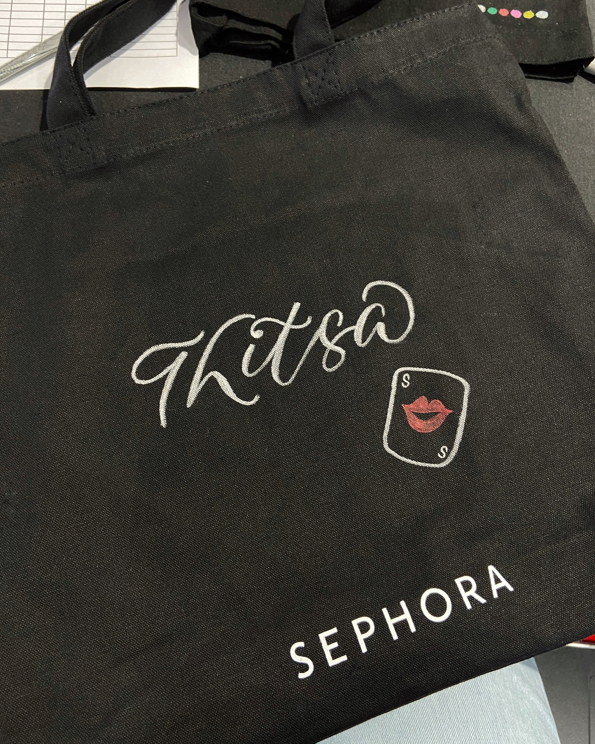 Sephora MBS Live Lettering & Illustration on Tote Bag 14.jpg