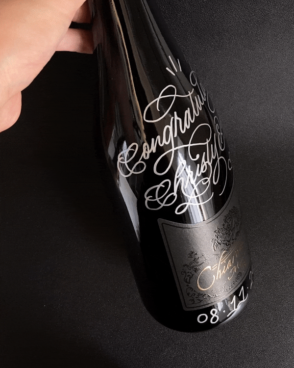 Personalised Champagne for Wedding -Singapore