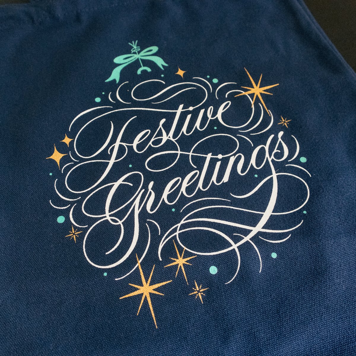 Festive Greetings - Spencerian Lettering