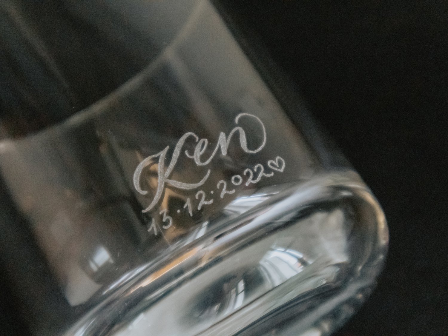 Engraved Whisky Glass (Name & Anniversary Date)