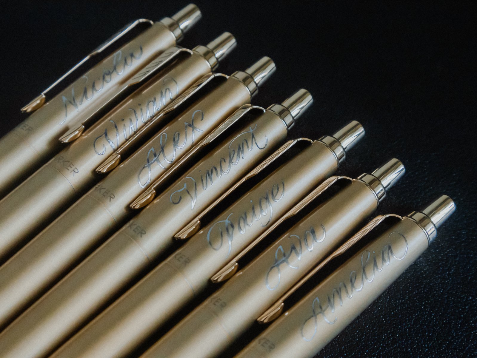 First Name Calligraphy Engraving on Parker Pens for Bloomberg 17.jpg