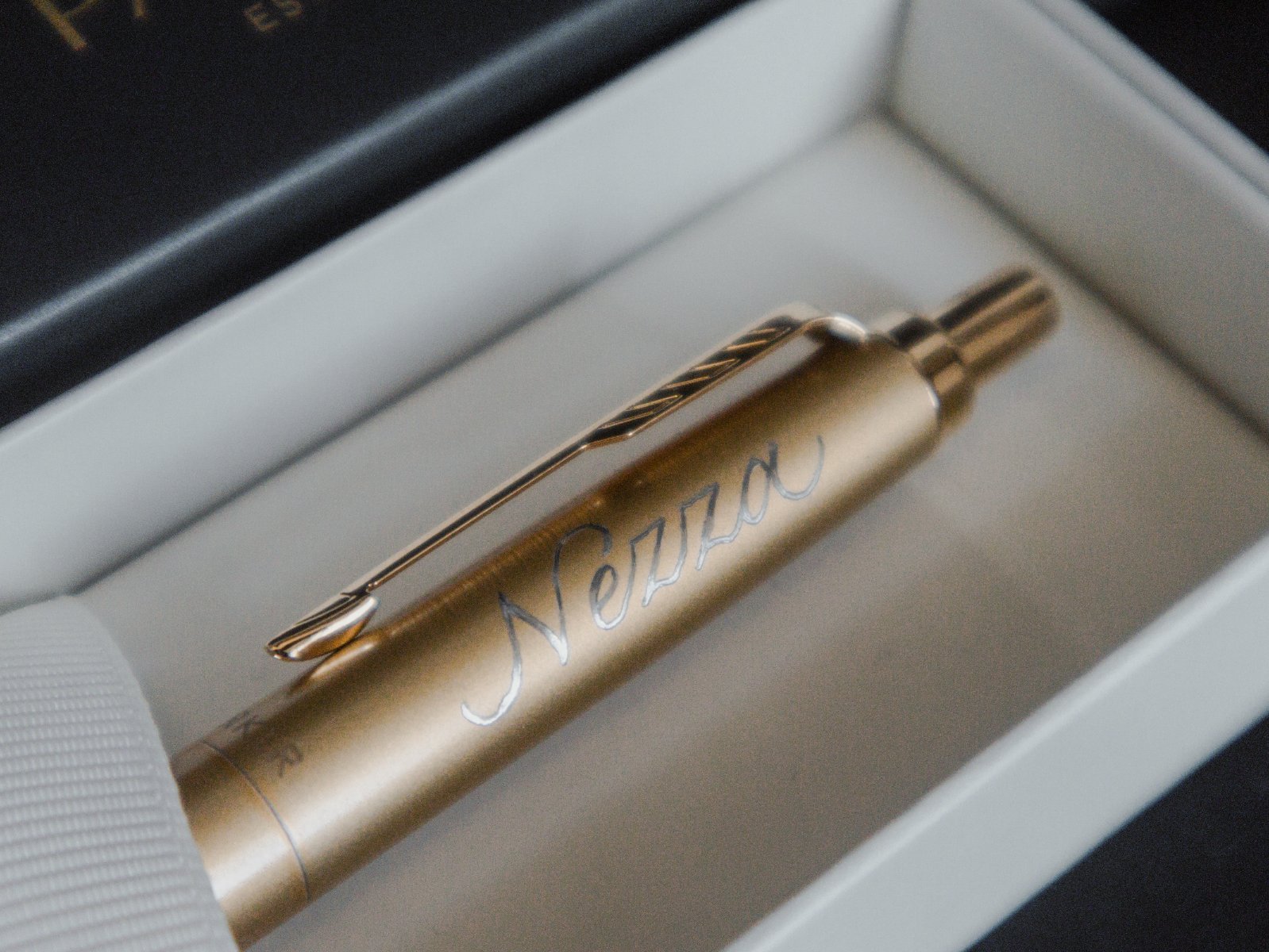 First Name Calligraphy Engraving on Parker Pens for Bloomberg 5.jpg