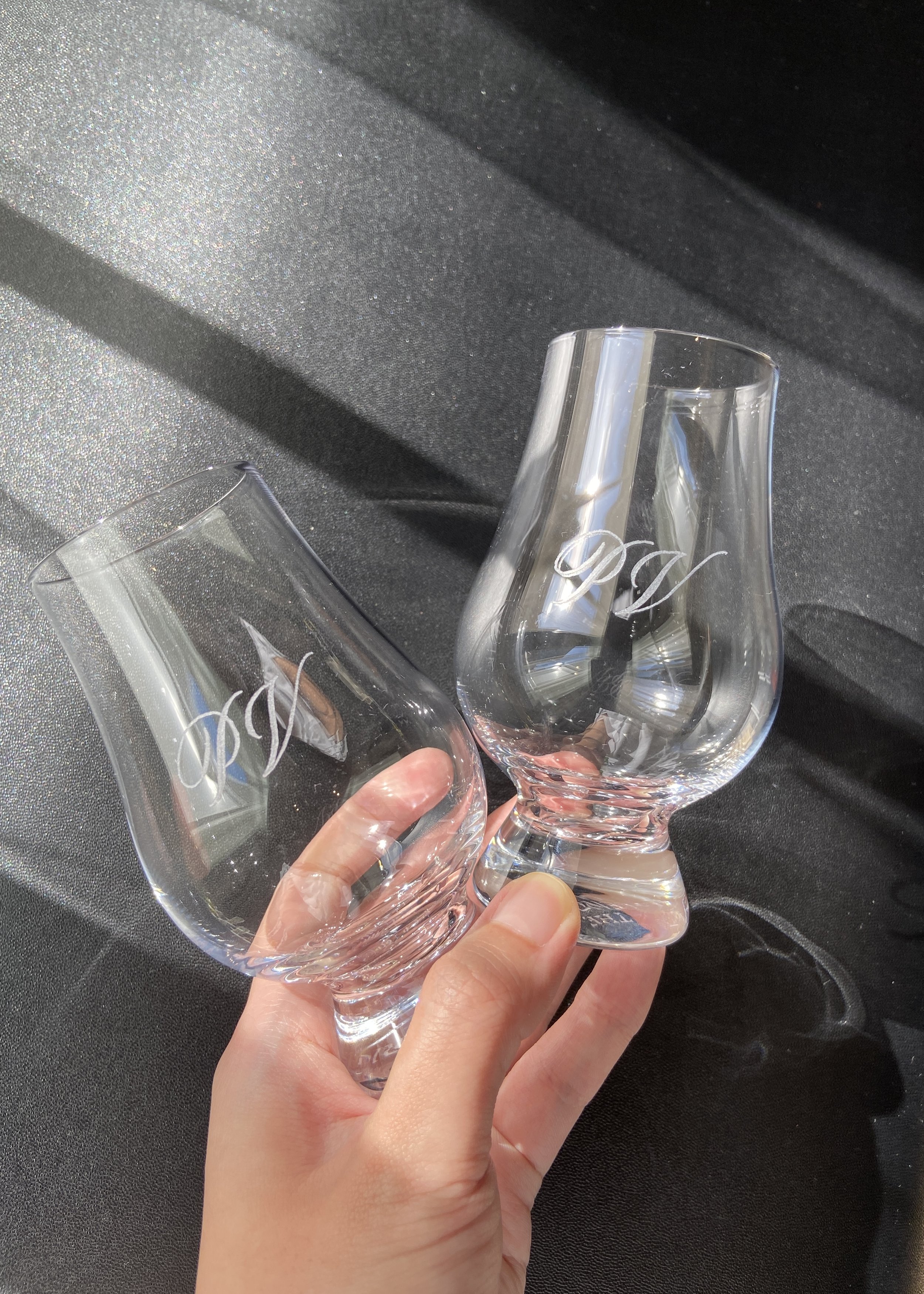 Engraved Whisky Glasses - Initials