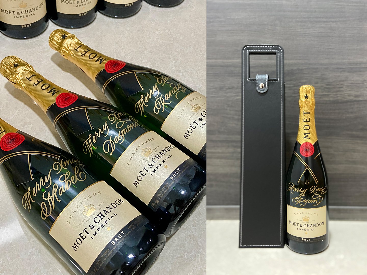 CTC Global | Personalised Christmas Champagne - Corporate Gifts