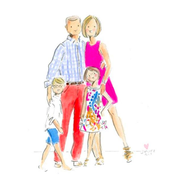 CUSTOM WATERCOLOR PORTRAITS