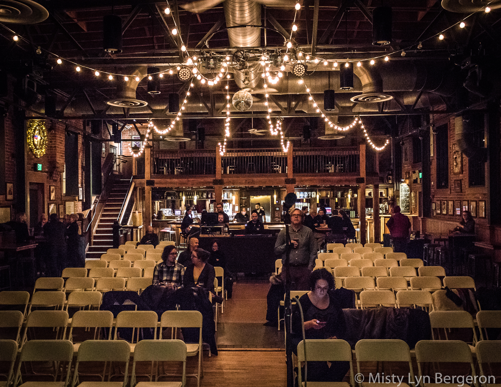 The view from the stage as doors were opening. Such a great room!