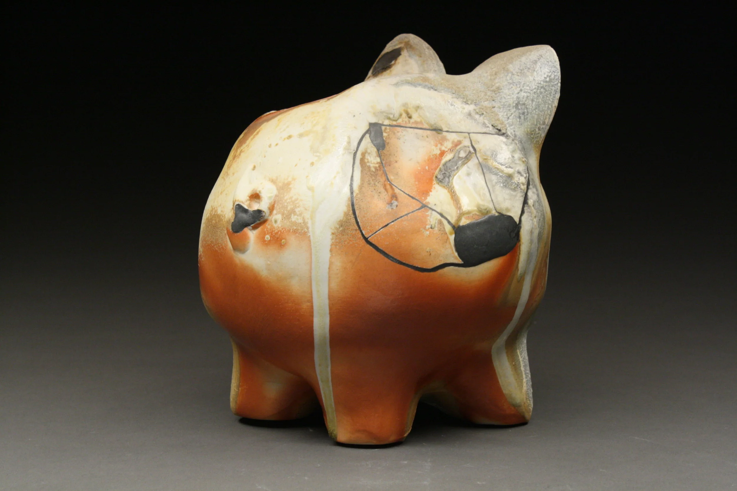 Rebuilt Wood Fired Cast Pig back.JPG