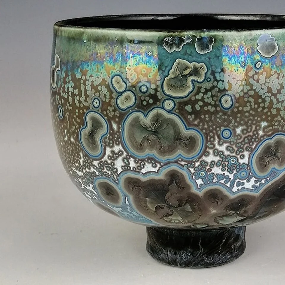#NoFilter
There is a ton to consider when trying to achieve these crystalline glaze surfaces. Get advice from expert @josemariscalpaneque on Saturday, Sept 11 from 12-2pm central time. 
&bull;
Based near Barcelona, Spain, Jos&eacute; will meet us on 