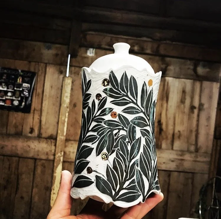 Glynnis Lessing - leaf covered jar.jpg