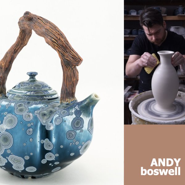  CONTROLLING CRYSTALLINE GLAZES: FORM AND GLAZE RELATIONSHIPS WITH ANDY BOSWELL