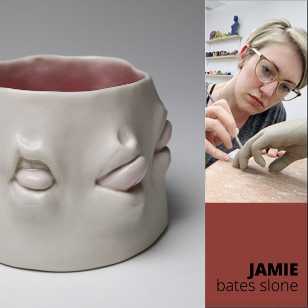 SCULPTING A MOUTH ONTO A HANDBUILT BOWL THE FACE WITH JAMIE BATES SLONE
