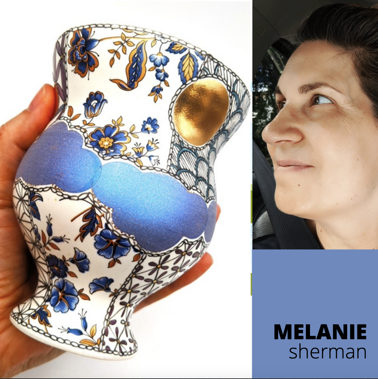 CHINA PAINT, DECALS AND LUSTER WITH MELANIE SHERMAN