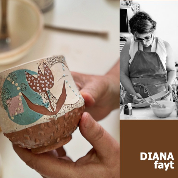 Sept 30: Pressed &amp; Thrown: Two Part Cups with Diana Fayt