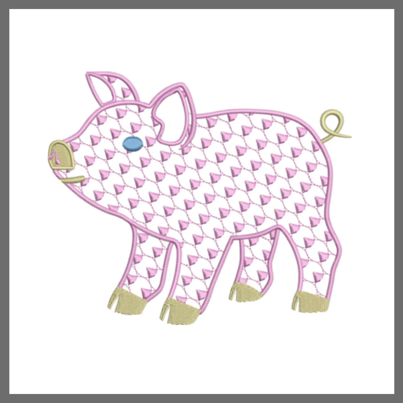 Chic Pig for Embroidery