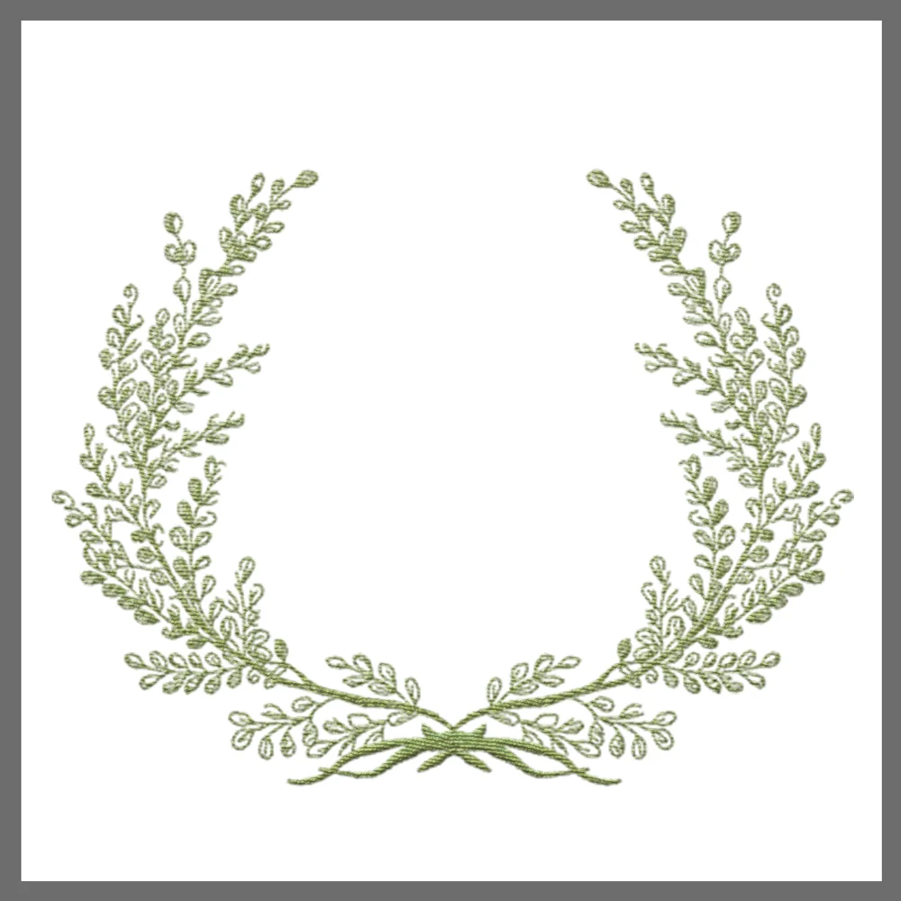 Thomaston Laurel for Embroidery