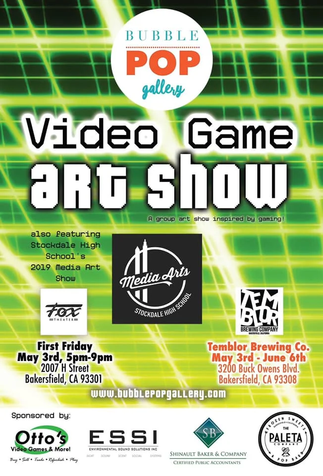 Video Game Art Show @BubblePopGallery