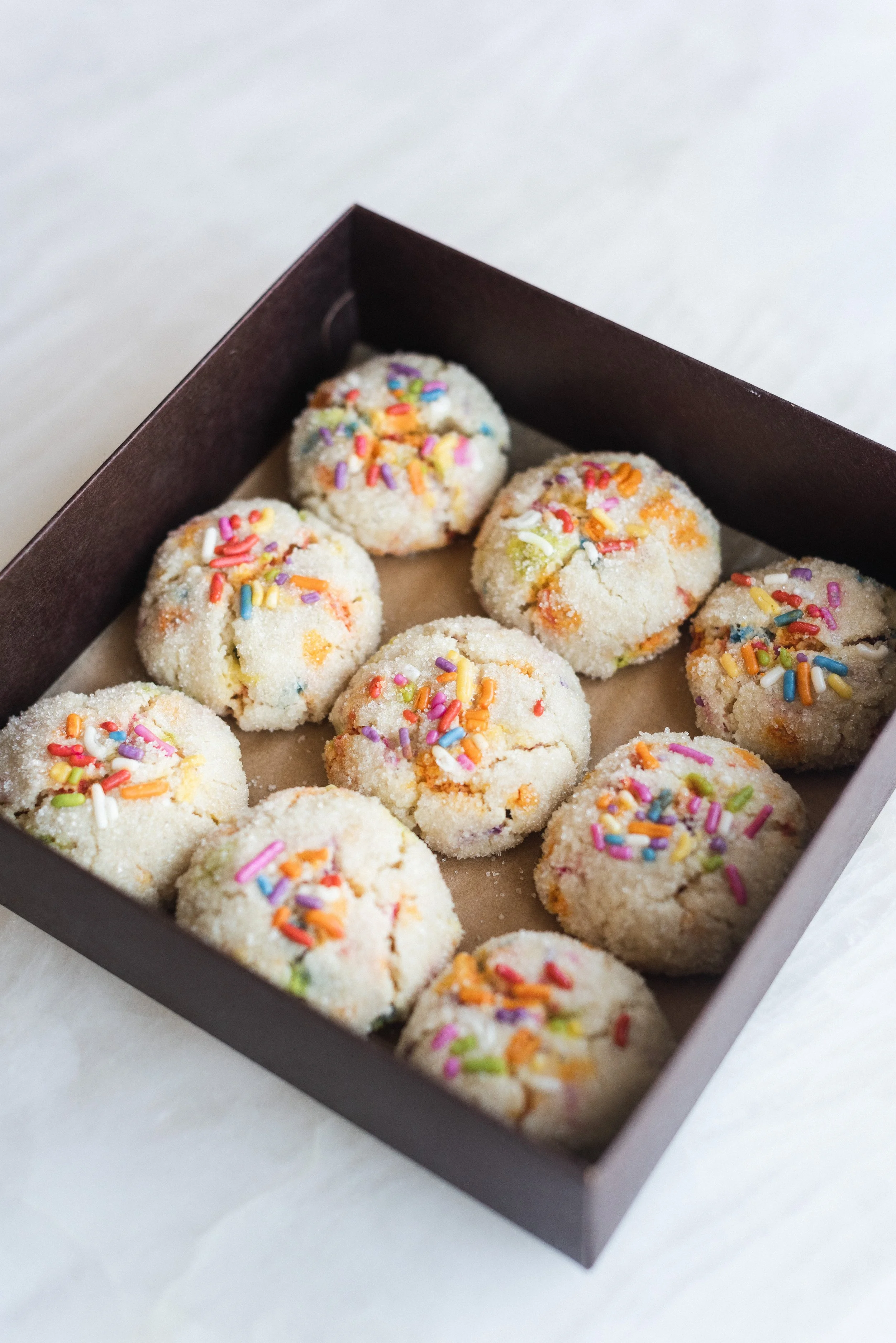 Birthday Cake Macarons
