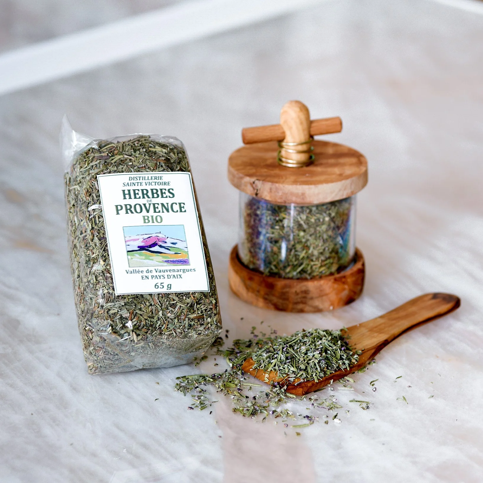 Herbes de Provence: Organically Grown at the foot of the Sainte Victoire Mountain in Provence