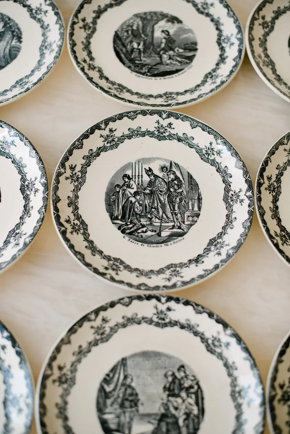 Choisy Le Roi French Terre de Fer Style Plates | Authentic French