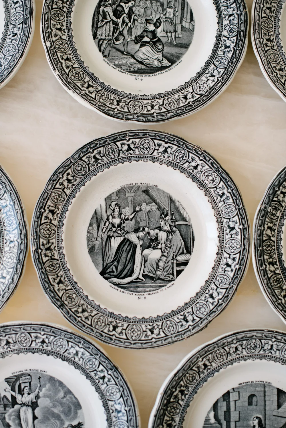 Gien French Terre de Fer Plates | Authentic French Antiques