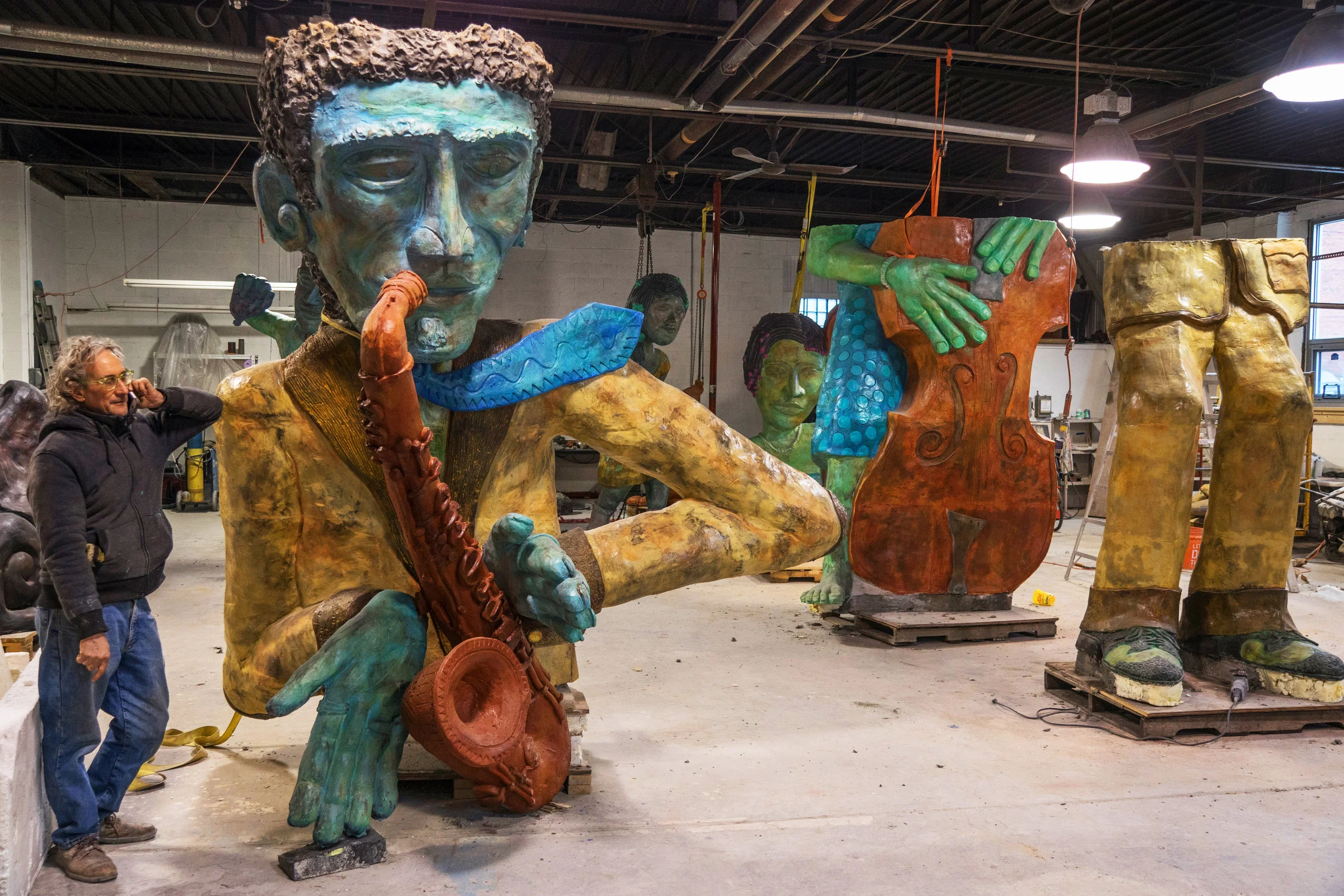 tampa sculptures in garage withjs-brighter.jpg