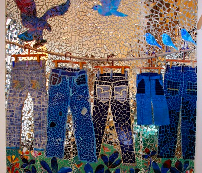 Blue Jeans Mosaic