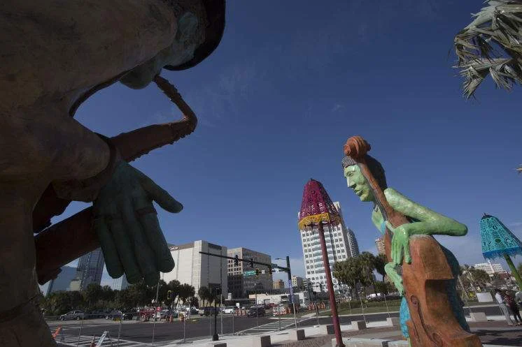 Perry Harvey Sr. Park Gateway Sculptures