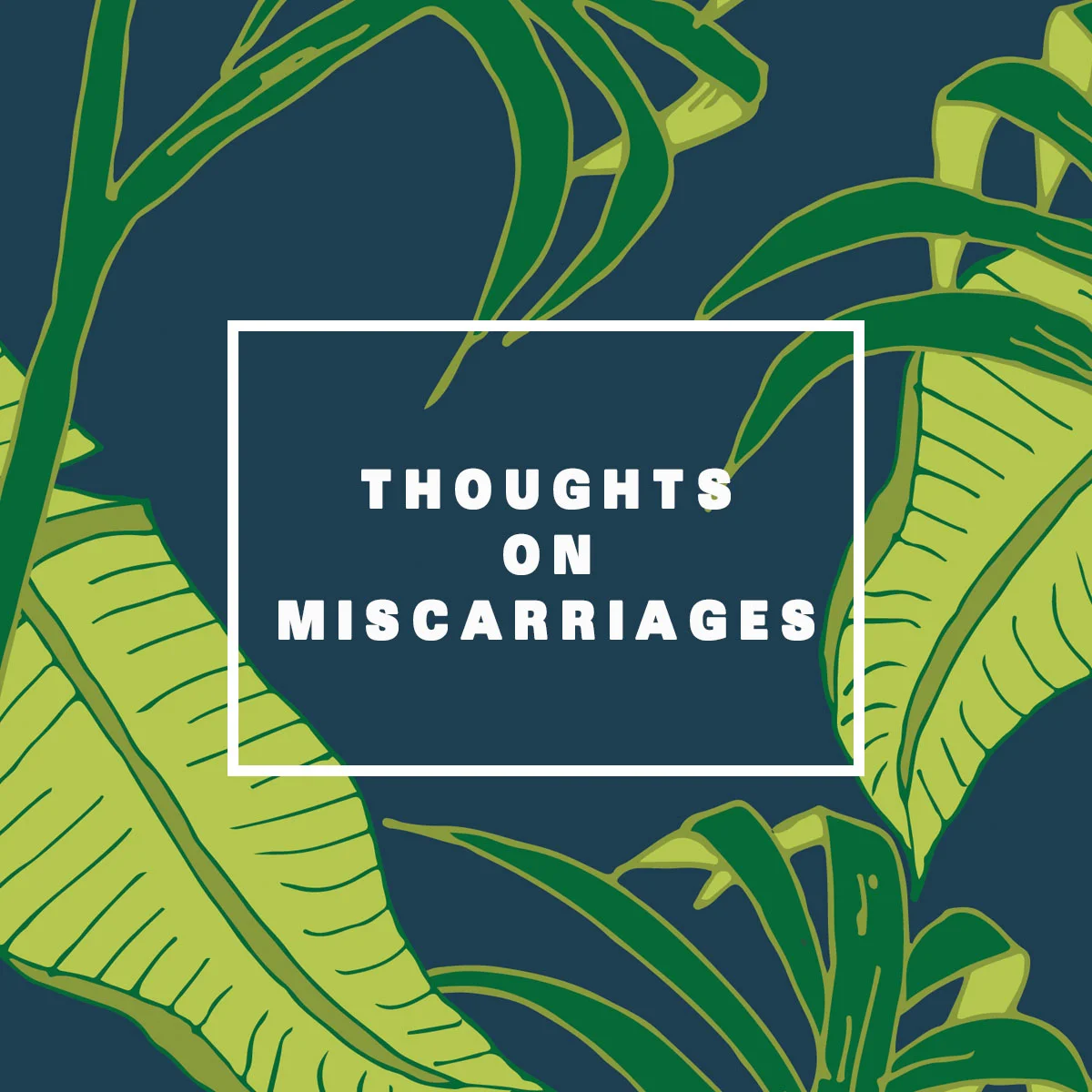 Thoughts on Miscarriages 