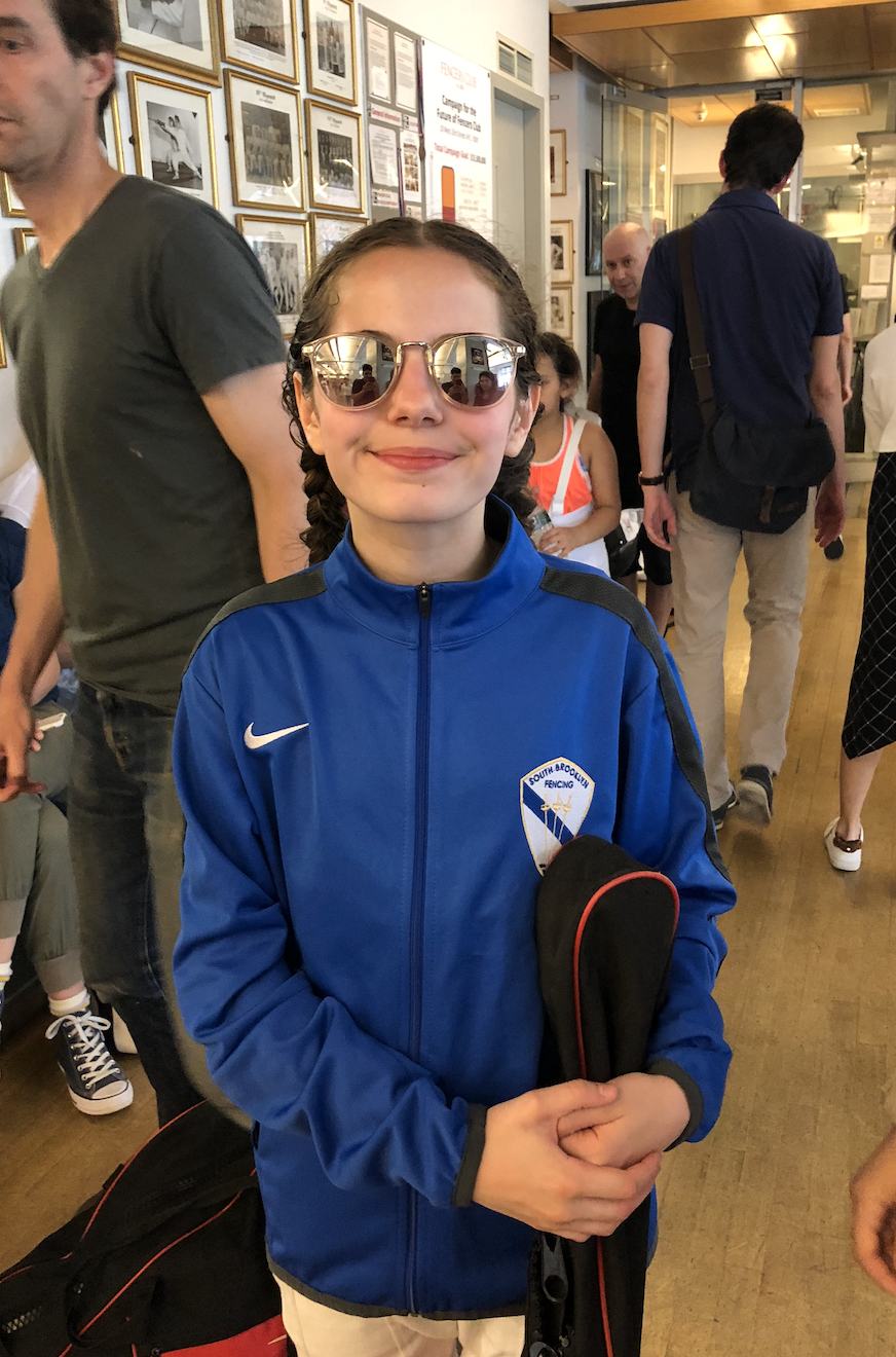 Fencers Club - Y12 women’s foil Xeta Devlin 9th place May 26th 2019