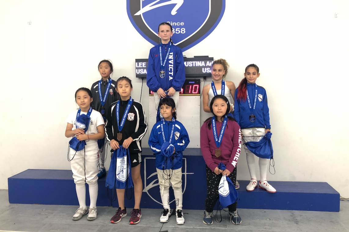 SYC BOSTON FENCING CLUB Sara Amr Hossny 3rd place Y10 Womens Foil Emily Cascone 7th place Y10 Womens Foil Mariia Yurkova 14th place Y10 Womens Foil September 1st 2019