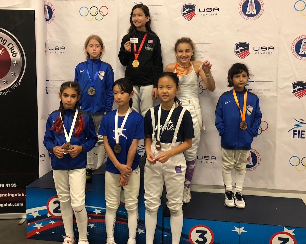 RYC PREMIER FENCING 2019 Mariia Yurkova 2nd place Y10 Womens Foil Emily Cascone 3rd place Y10 Womens Foil Sara Amr Hossny 5th place Y10 Womens Foil September 7th 2019