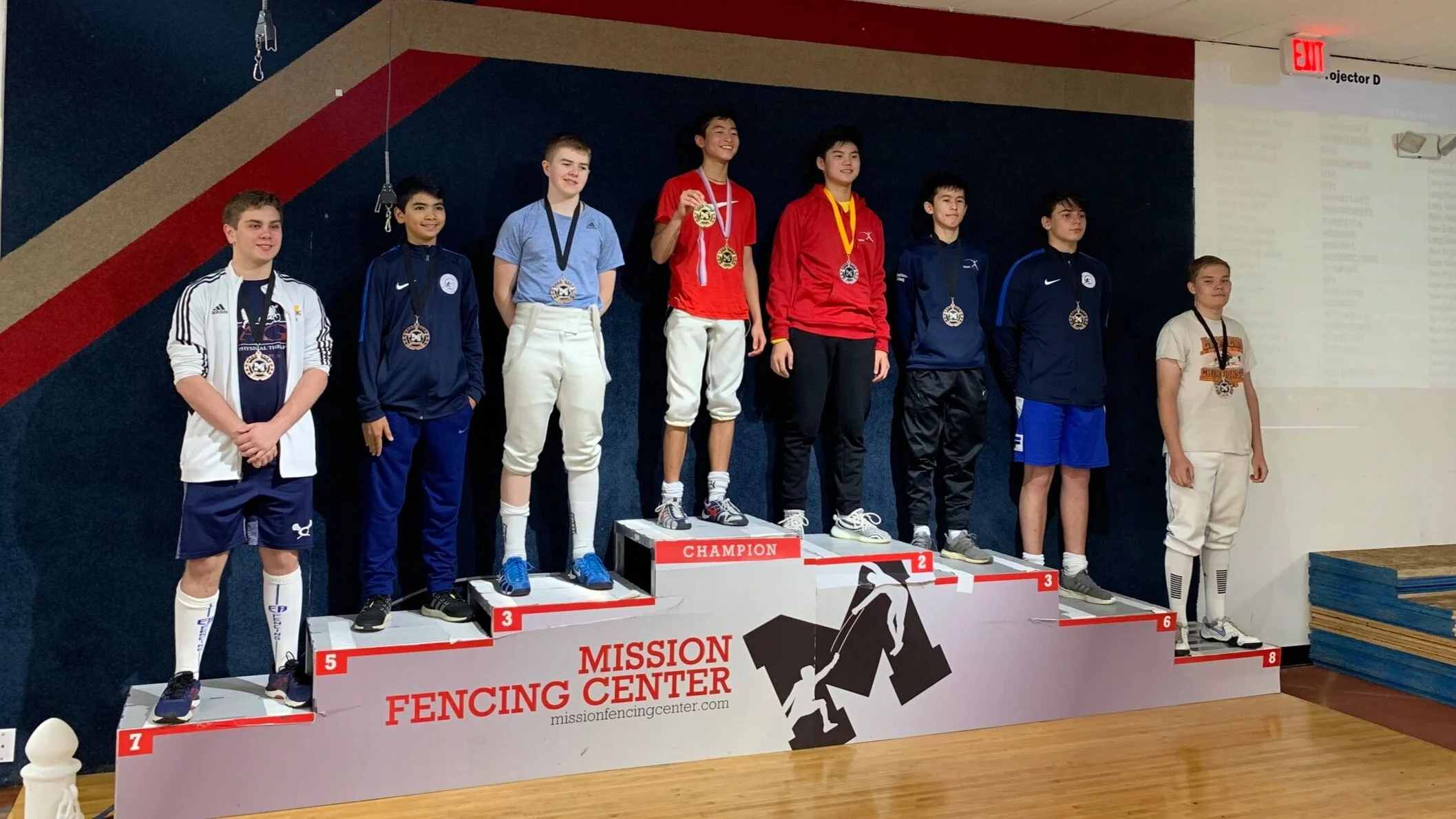 MISSION RJCC Timur Yuldashev 8th place Cadet Mens Foil September 21st 2019