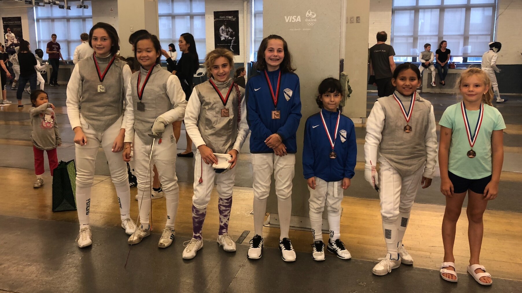 FC Youth Tournament Xeta Devlin 3rd place Y12 Womens Foil Emily Cascone 5th place Y12 Womens Foil Adela Woodcock 10th place Y12 Womens Foil September 22nd 2019