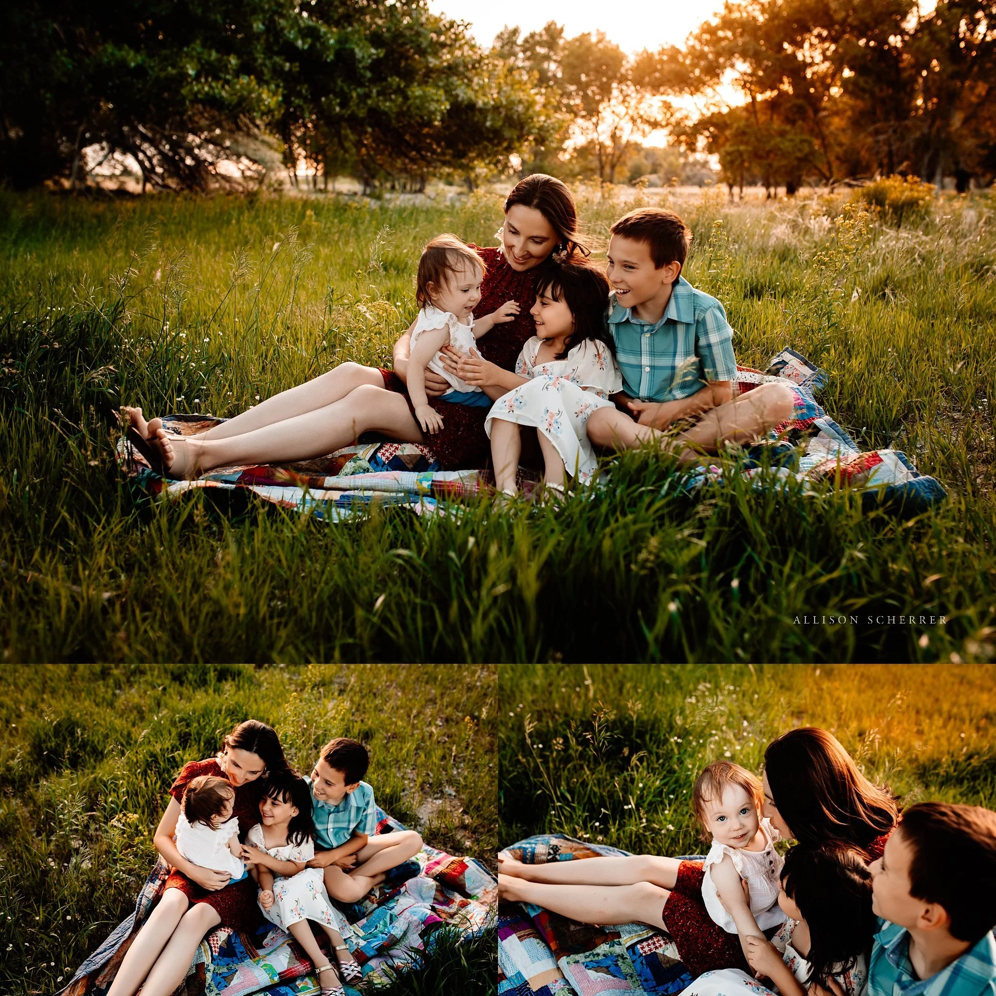 Blackwelder Family Creek Bed Session in Limon, Colorado