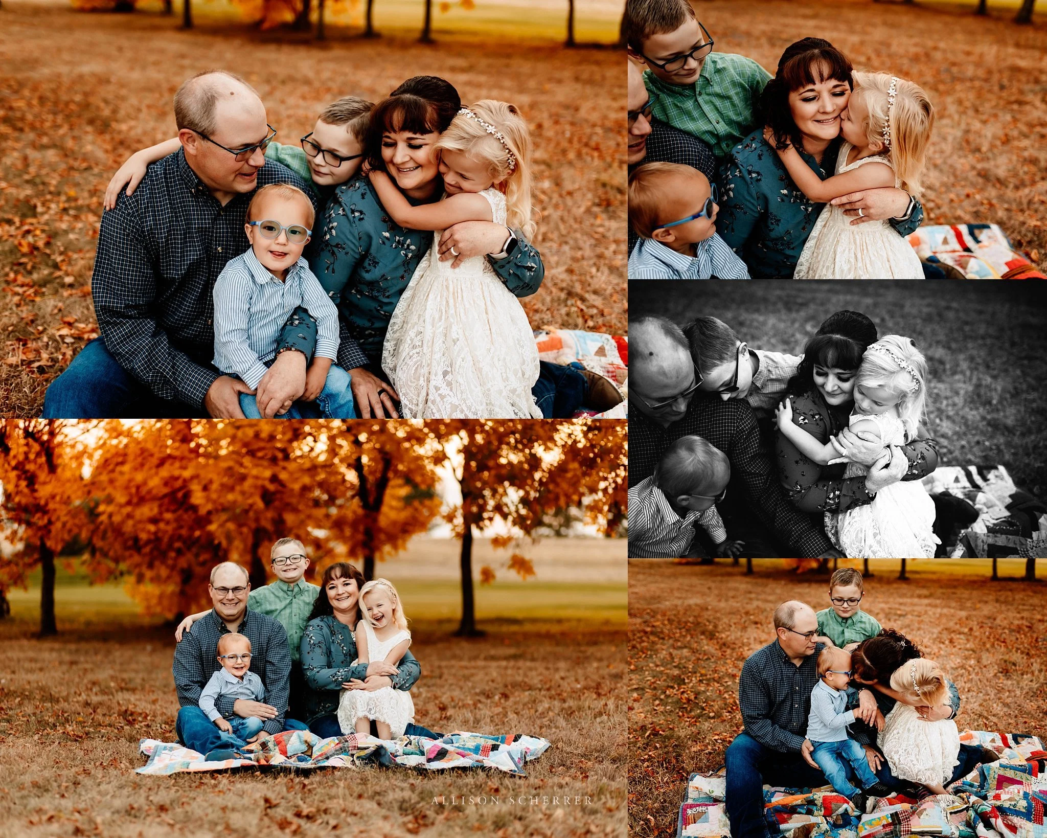 Colorado fall family photography at Tamarack Golf Course