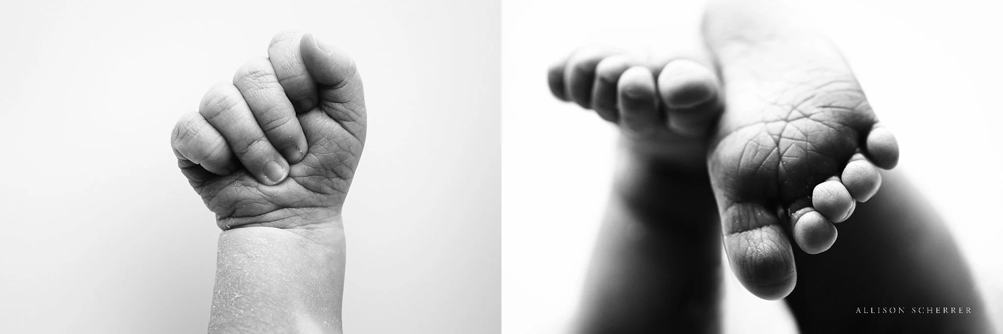 “Close‑up of newborn hands and toes during Limon Colorado session”