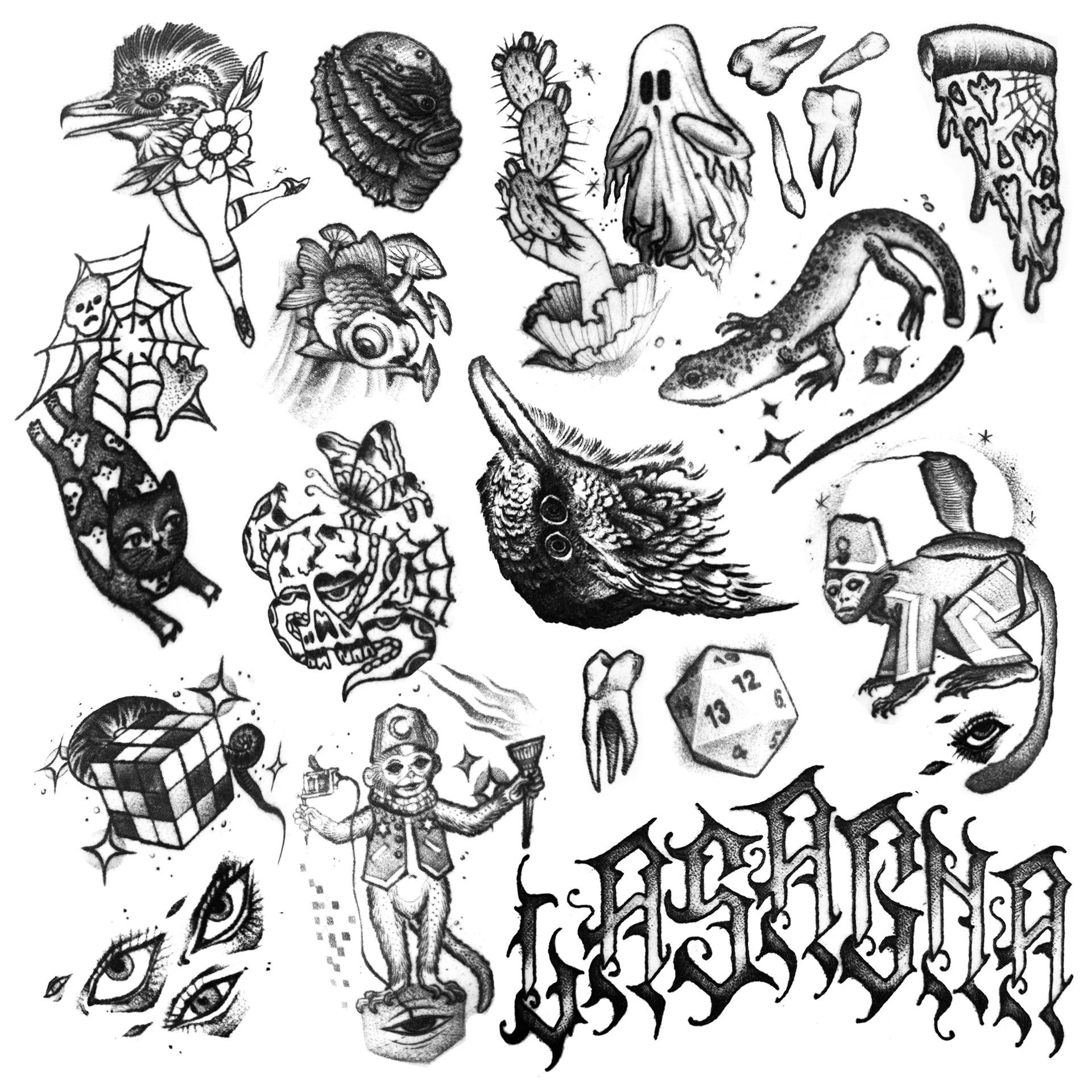 Traditional Tattoo Filler - 86u02a5