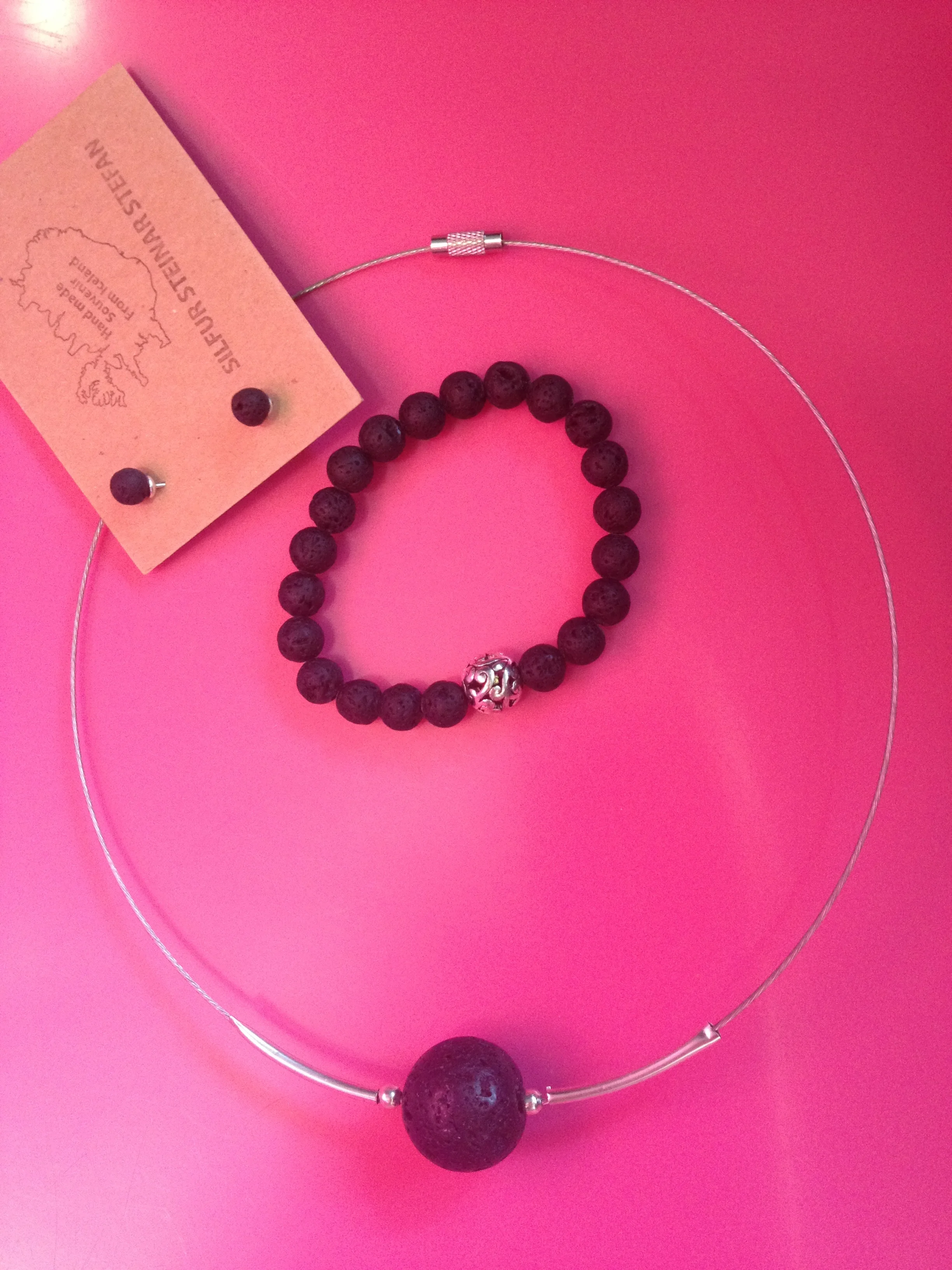 Necklace- $19, bracelet- $19, earrings- $8.