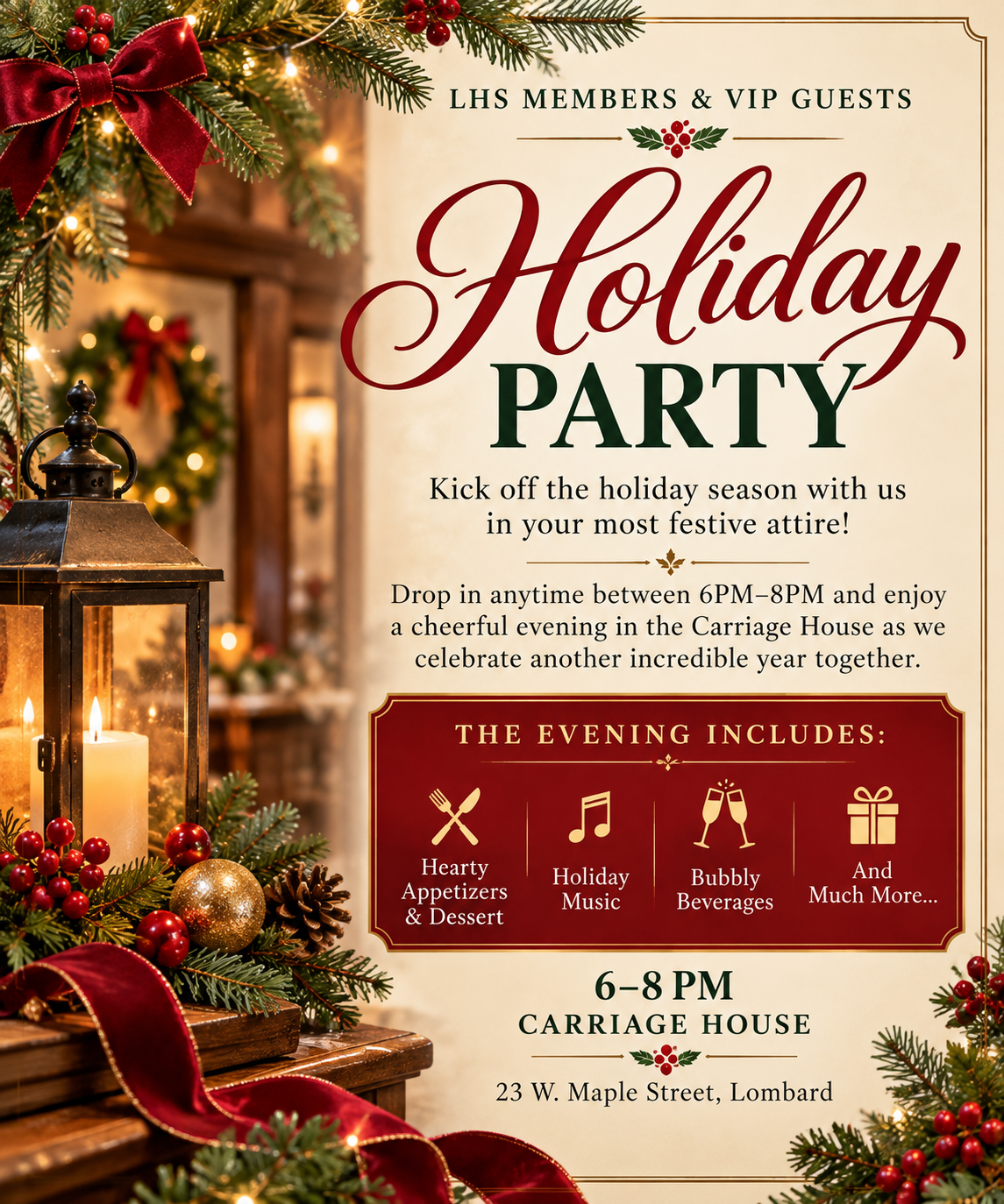 Lombard Historical Society Holiday Party