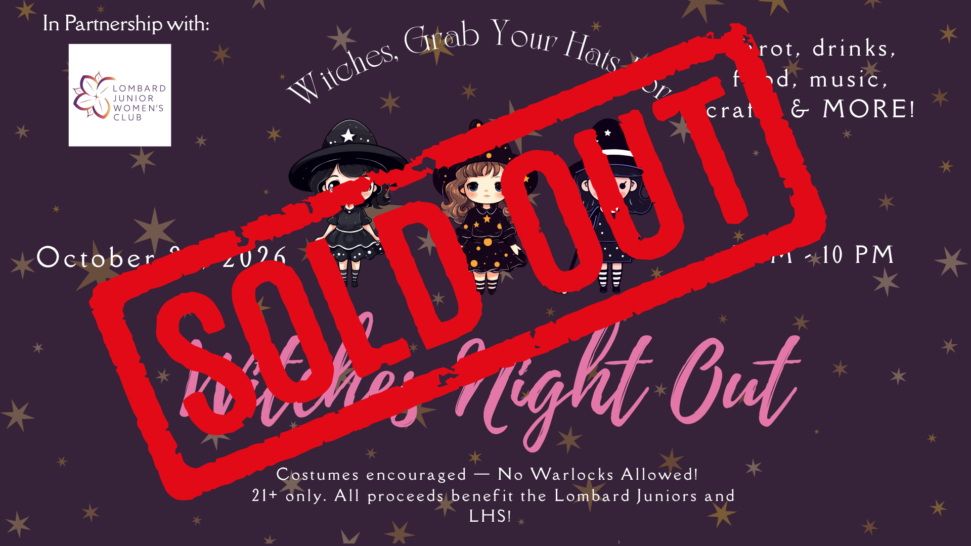 Witches Night Out - SOLD OUT