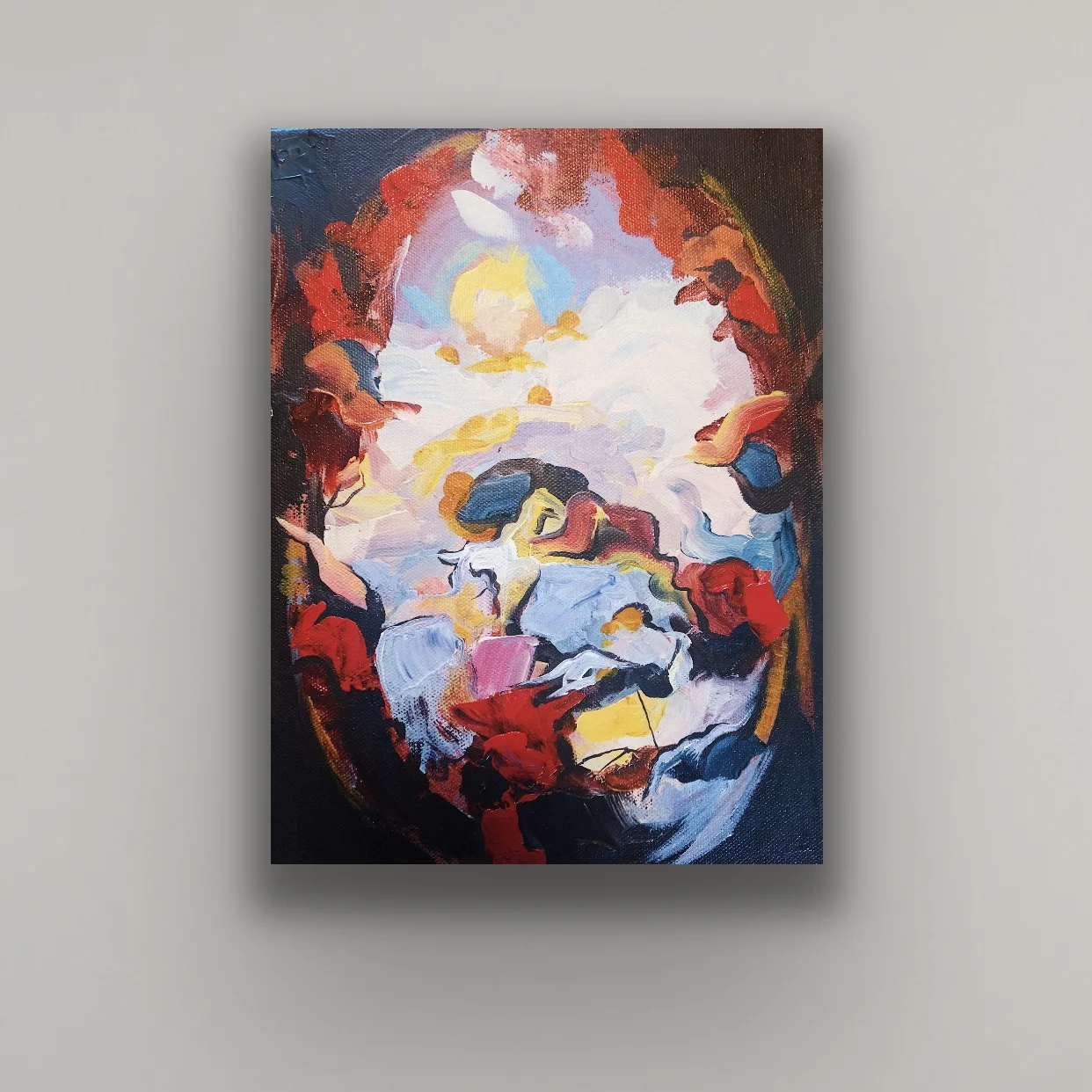 Vignette I, 9x12”, Acrylic on Canvas, Finished 2018 by Allison Thompson