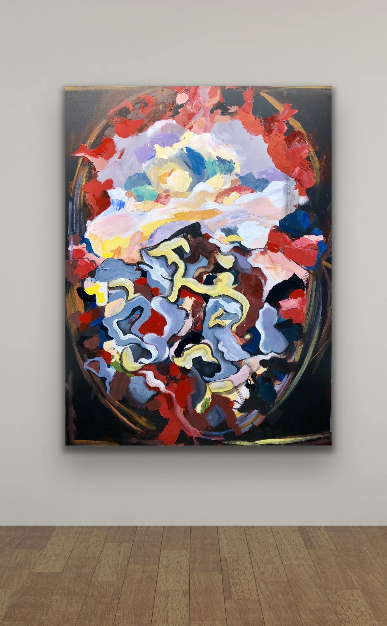 Vignette II, 30x40”, Acrylic on Canvas, Finished 2018 by Allison Thompson