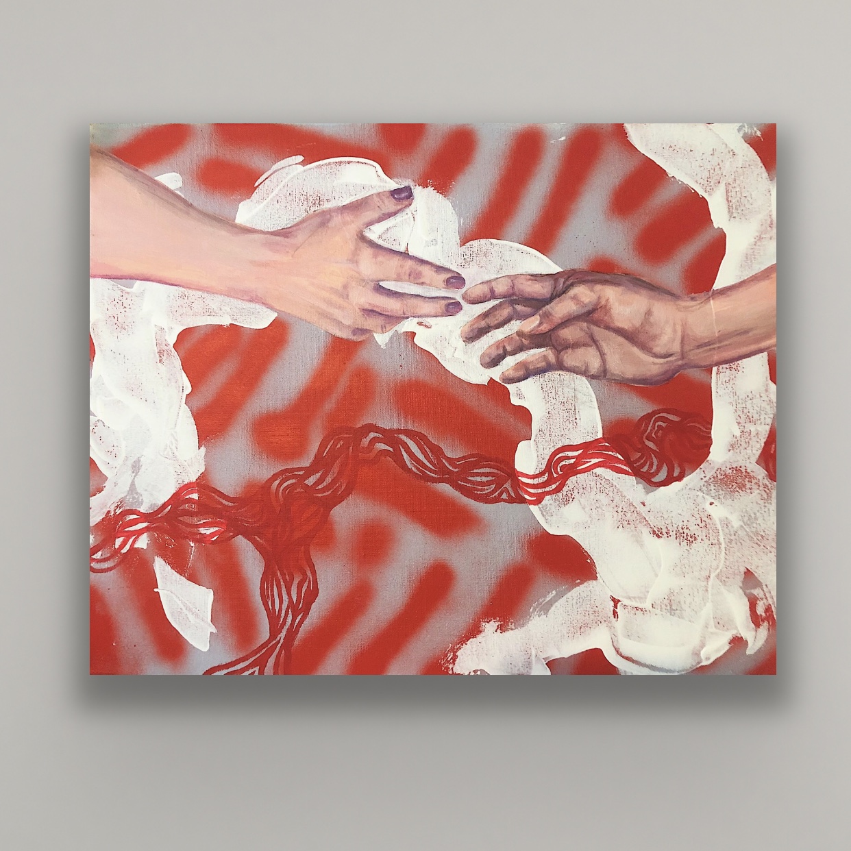 Within Reach, SOLD, 16x20”, Acrylic on Canvas, Finished 2018 by Allison Thompson.