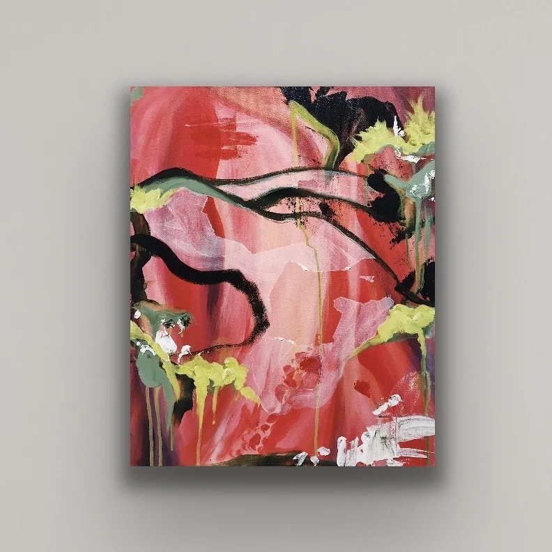 Get Out of My Swamp, 16x20”, Acrylic on Canvas, by Allison Thompson.