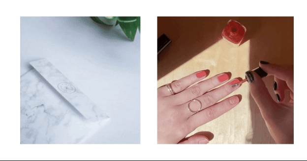 I created storytelling GIFs to showcase the brand’s everyday elegance and wearability. These animations highlight simple, organic moments—from ring sizing to styling—bringing a sense of warmth and relatability to social media campaigns.