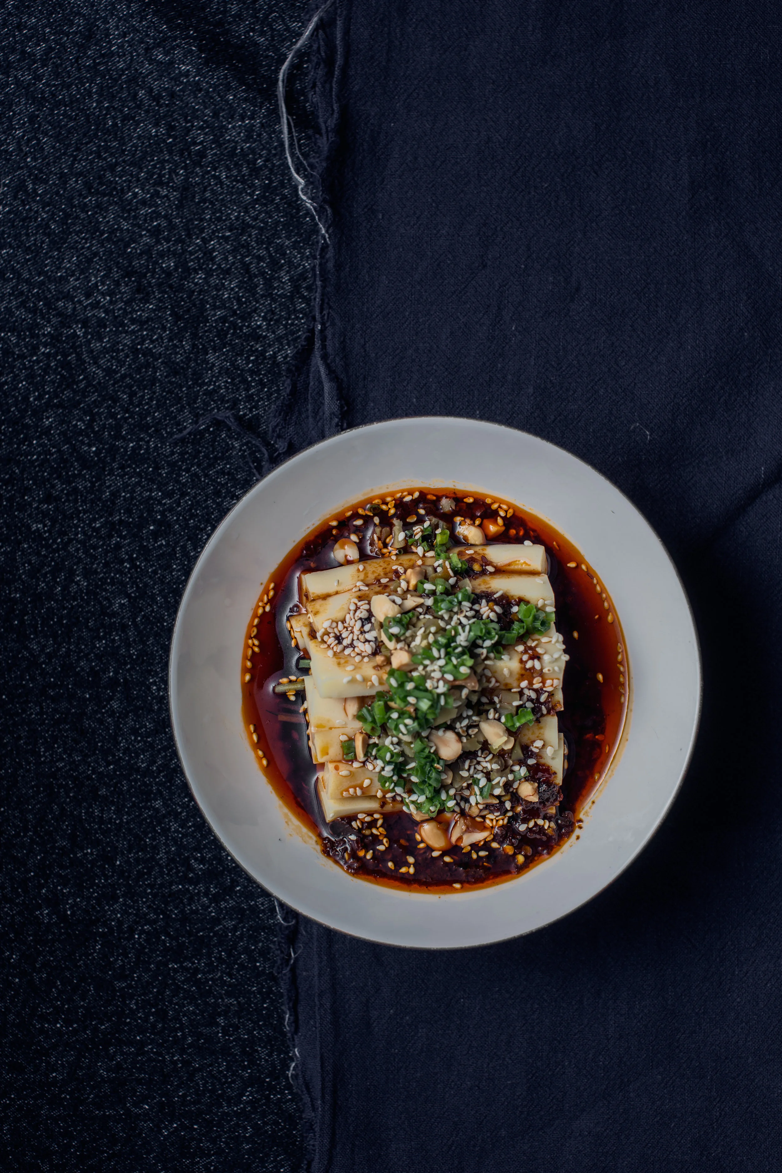 Spicy Mung Bean Jelly